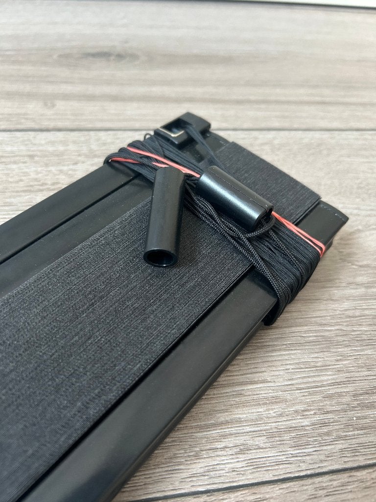 Dubbel Plissé 203x209cm (BxH) 25mm Verduisterend Zwart NIEUW, Ophalen, Kwantum, Zwart, 209 cm