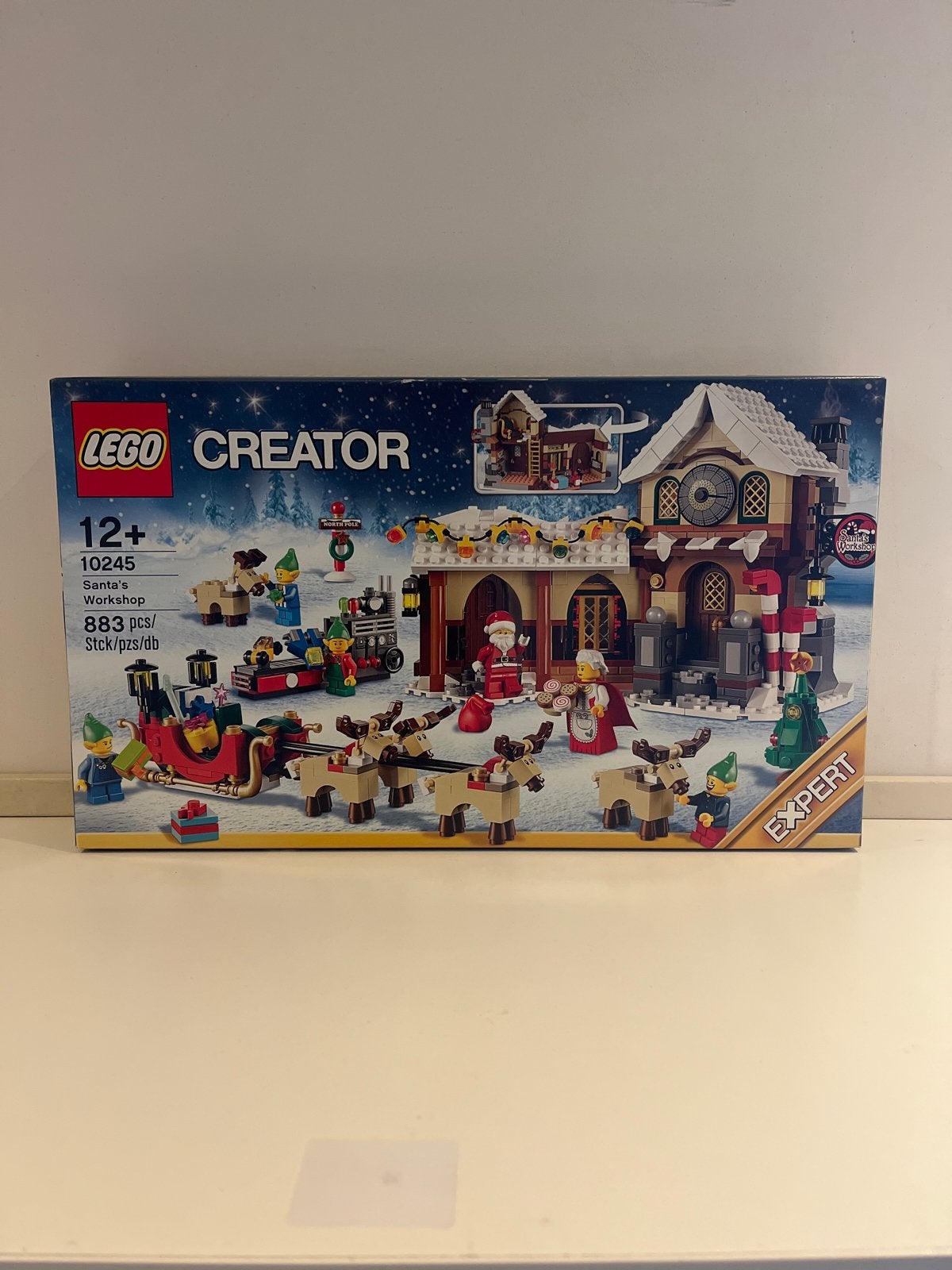 LEGO Creator Expert 10245 Santa's Workshop, Lego, Ophalen of Verzenden, Zo goed als nieuw, Compleet