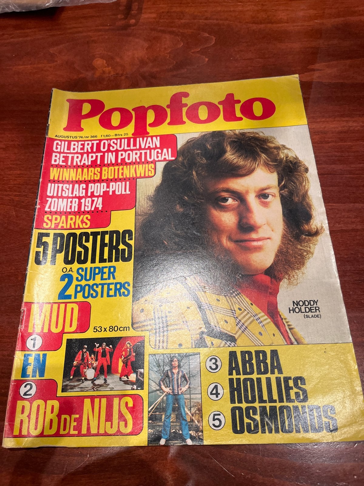 Popfoto Augustus '74 - Gilbert O'Sullivan, ABBA, Rob de Nijs, Boeken, Ophalen of Verzenden, Gelezen, Muziek, Film of Tv