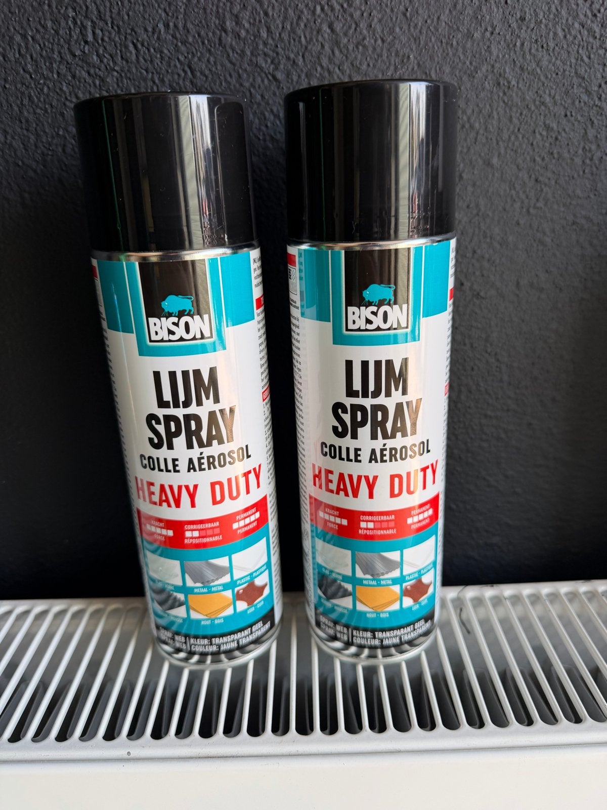 Bison Lijmspray Heavy Duty - 2 stuks, Ophalen of Verzenden, Nieuw, Overige typen