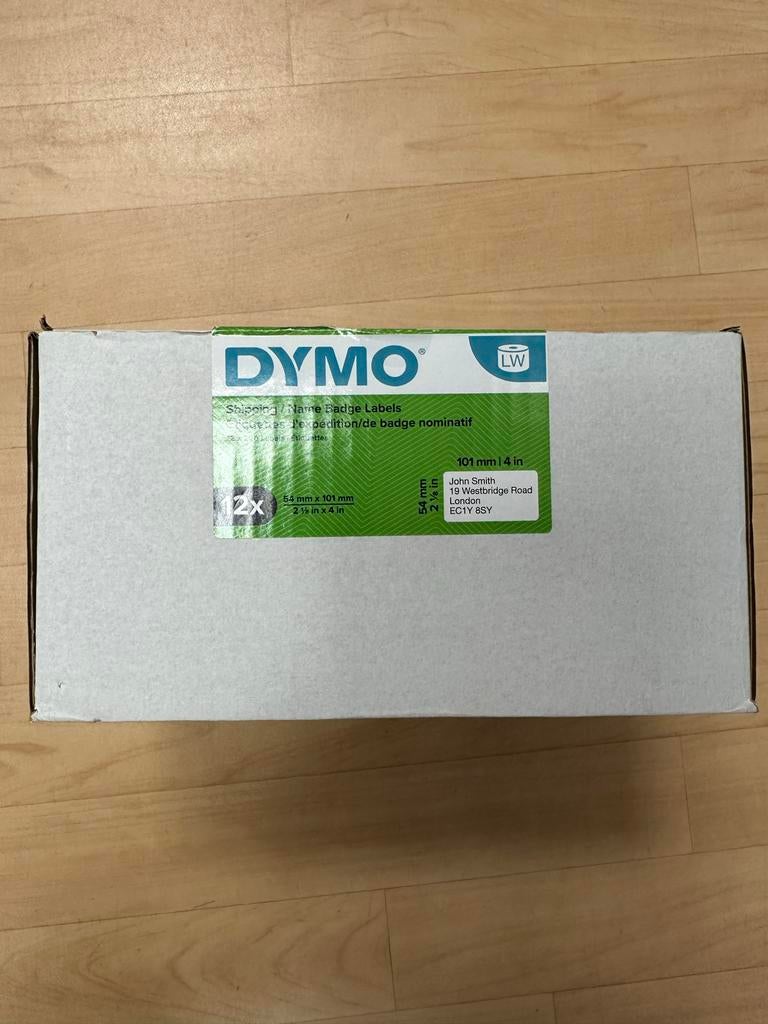 Dymo LW Shipping/Name Badge Labels 54x101mm, Ophalen of Verzenden, Overige typen