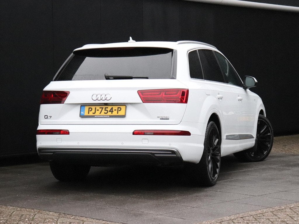 Audi Q7 3.0 TDI e-tron quattro Premium | LEDER | MEMORY | PA, Auto's, Audi, Automaat, Euro 6, 2420 kg, Wit