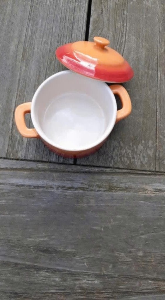 Aardewerk minipannetje, Ophalen of Verzenden
