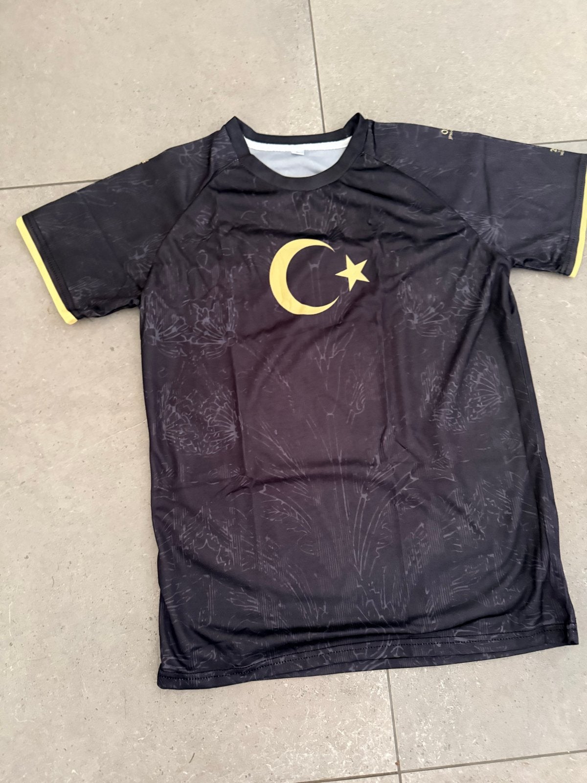 T-shirt Turkije - Zwart/Rood met vlag, Ophalen of Verzenden, Nieuw, Overige maten, Zwart
