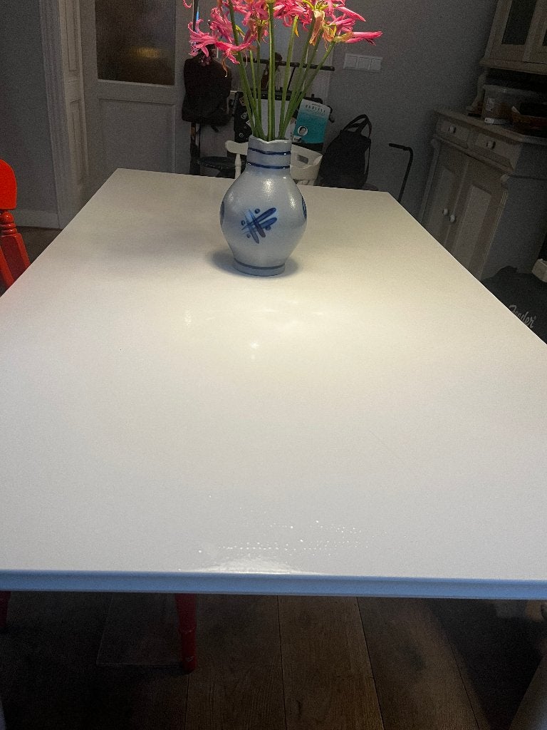 IKEA INGATORP Uitschuifbare eettafel (wit) – 155/215x87 cm, Ophalen, 50 tot 100 cm, Vijf personen of meer, 150 tot 200 cm