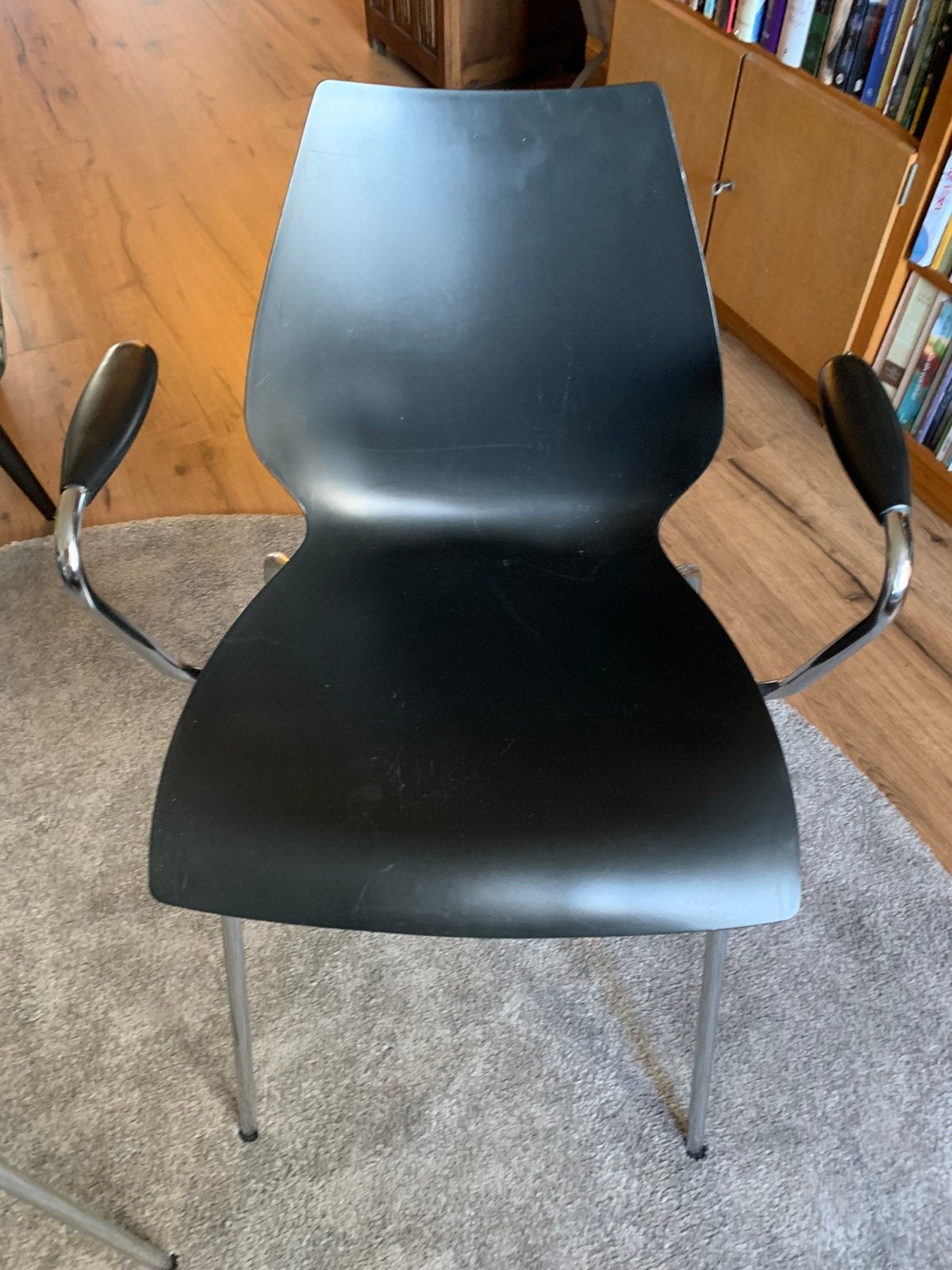 Kartell Maui stoelen zwart, Ophalen, Zo goed als nieuw, Zwart, Twee
