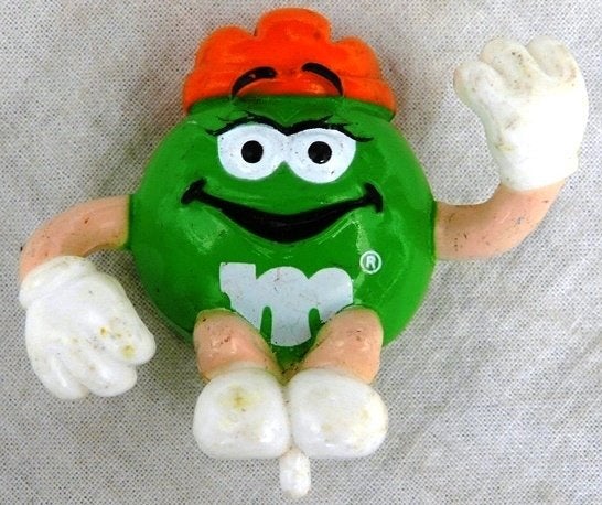 Figure / Figuur, Promotie, M&M Candy Green, M&Ms, 1990s.(1), Ophalen of Verzenden, Gebruikt, Overige typen
