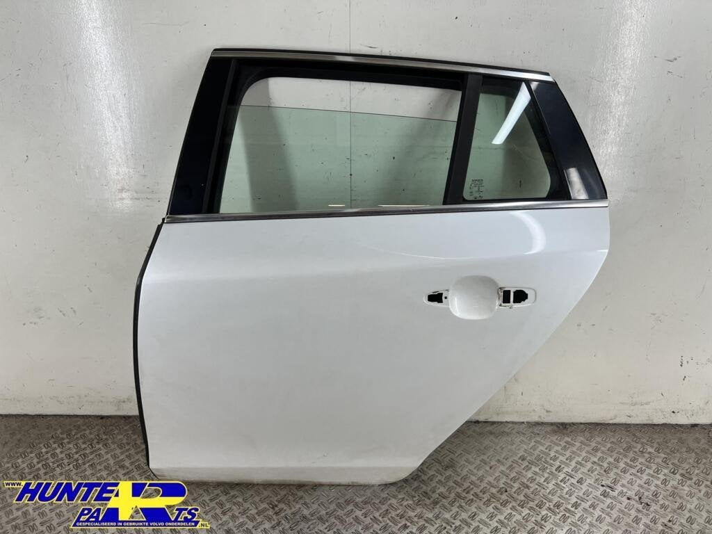 Portier linksachter wit 707-46 Volvo V60 I ('10-'18), Gebruikt, Deur, Ophalen of Verzenden, Volvo