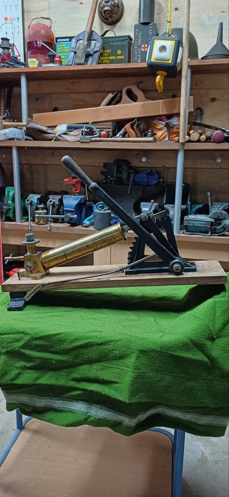 leermodel M.prins ? stoommachine  pomp, Antiek en Kunst, Ophalen of Verzenden