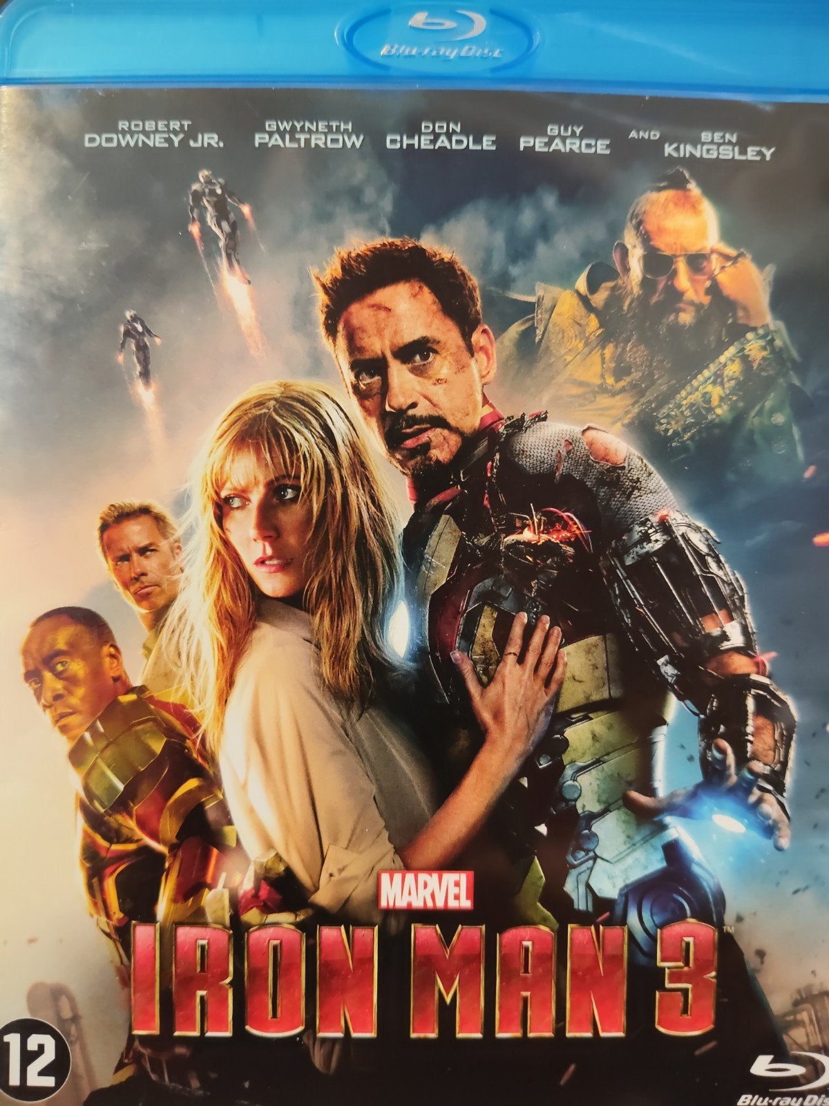Iron Man 3  Bluray NL ZGAN, Cd's en Dvd's, Ophalen of Verzenden, Zo goed als nieuw, Actie