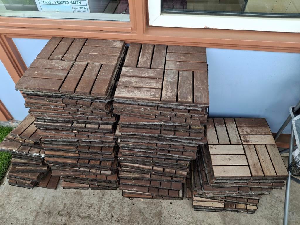 Ikea vlonders, Ophalen, Hout