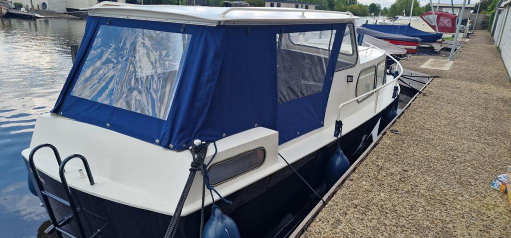 Kajuitboot Beja Kruiser staal - Direct vaarklaar!, Watersport en Boten, Kajuitboot, Ophalen, Staal, 1.90 meter