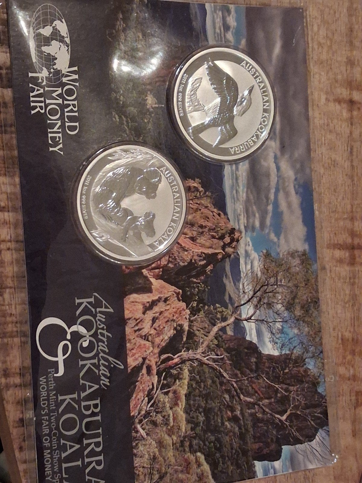 2011 Perth Mint Kookaburra & Koala Zilveren Muntenset, Ophalen, Oost-Azië, Setje, Zilver