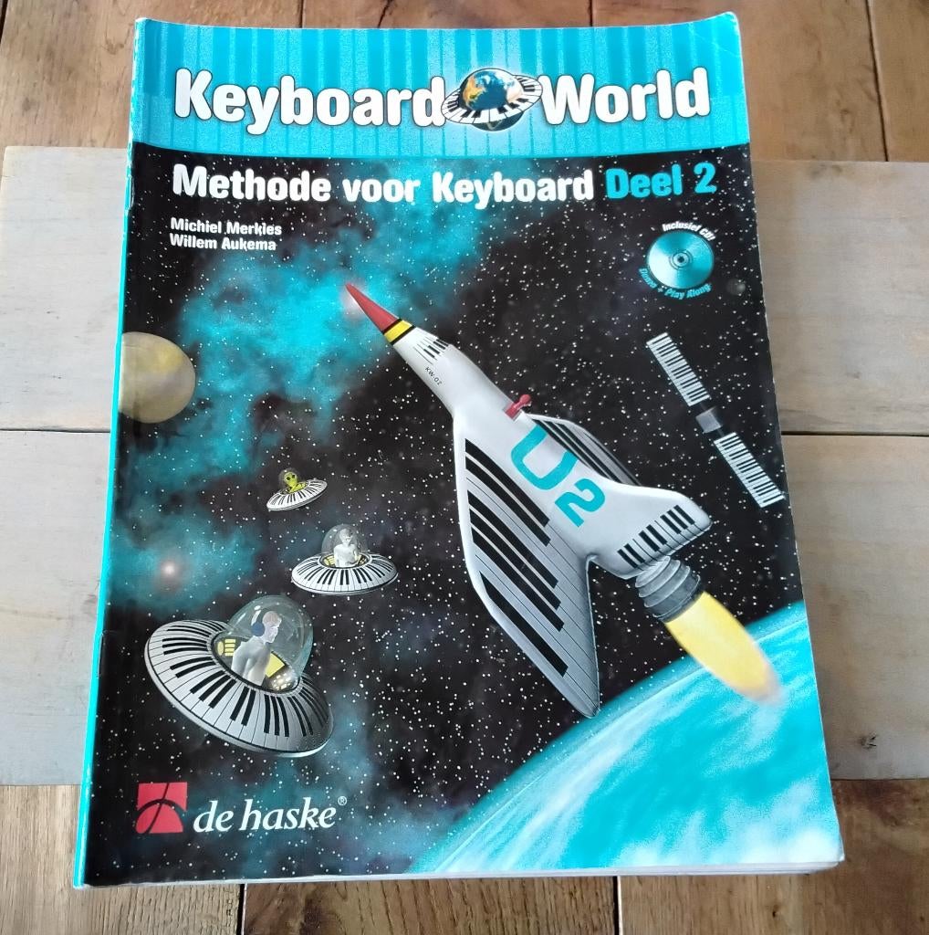 Keybord World  - deel 2 (geen cd!), Muziek en Instrumenten, Bladmuziek, Gebruikt, Overige genres, Les of Cursus, Ophalen of Verzenden