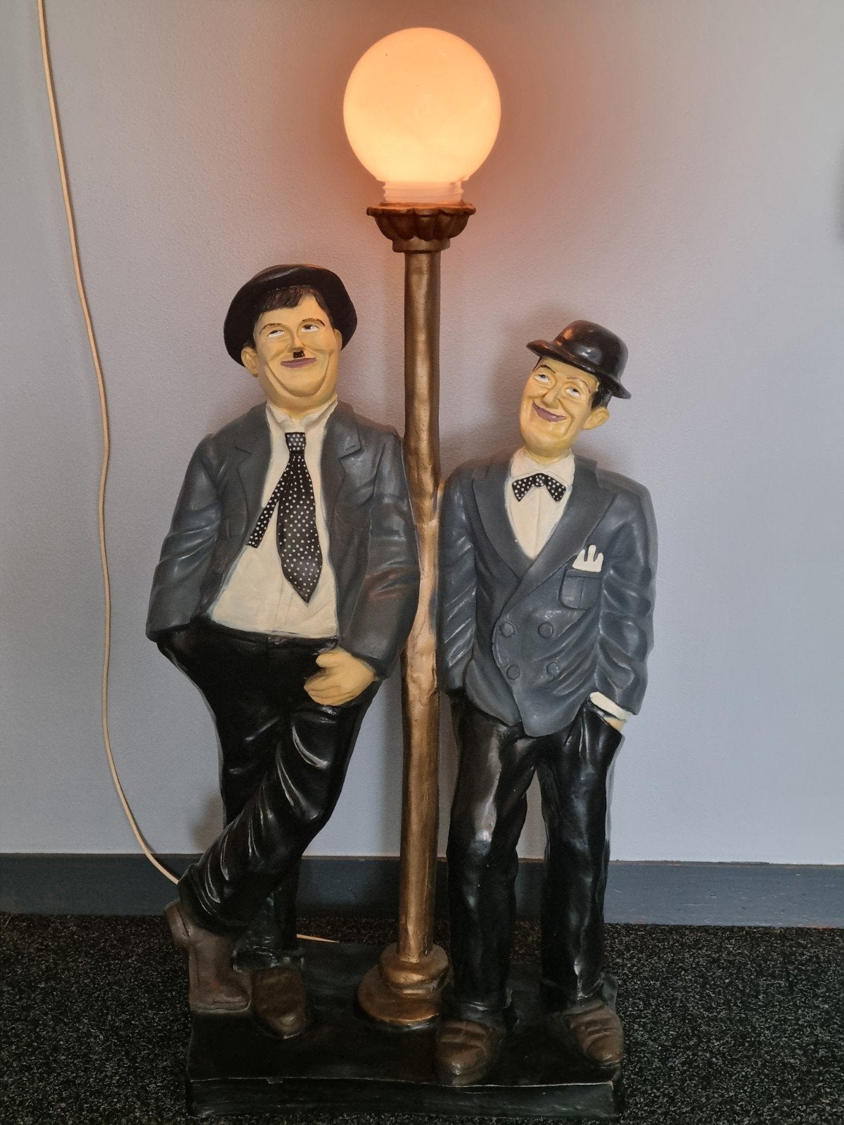 Laurel & Hardy lamp 120 cm - Vloerlamp - Beeld - Hollywood, Ophalen