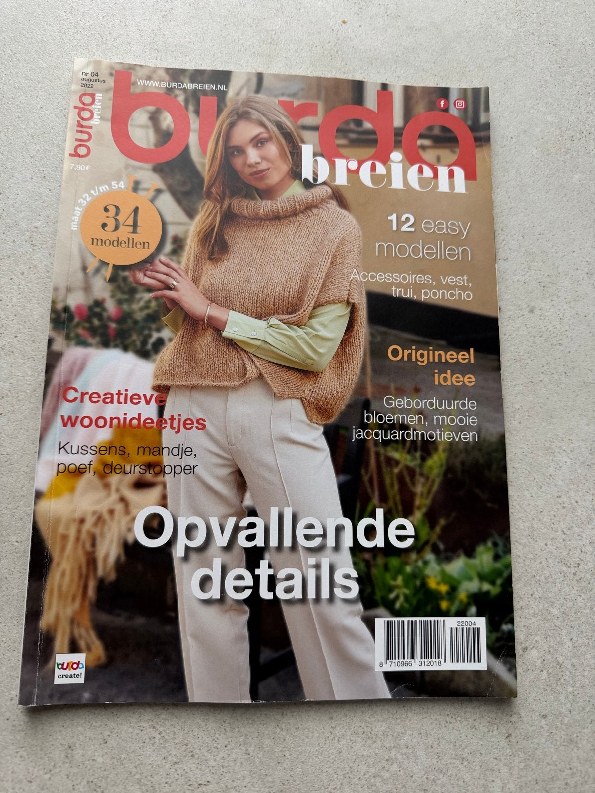 Burda Breien Magazine - Editie 04/2022, Overige typen, Vrouw, Zo goed als nieuw, Burda