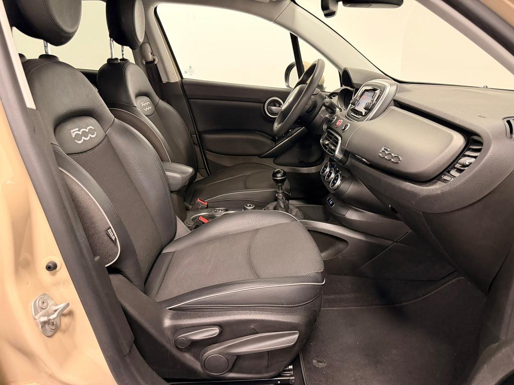 Fiat 500 X Cross 1.4 Turbo MultiAir CrossPlus, Auto's, Fiat, Voorwielaandrijving, Gebruikt, 4 cilinders, Bruin