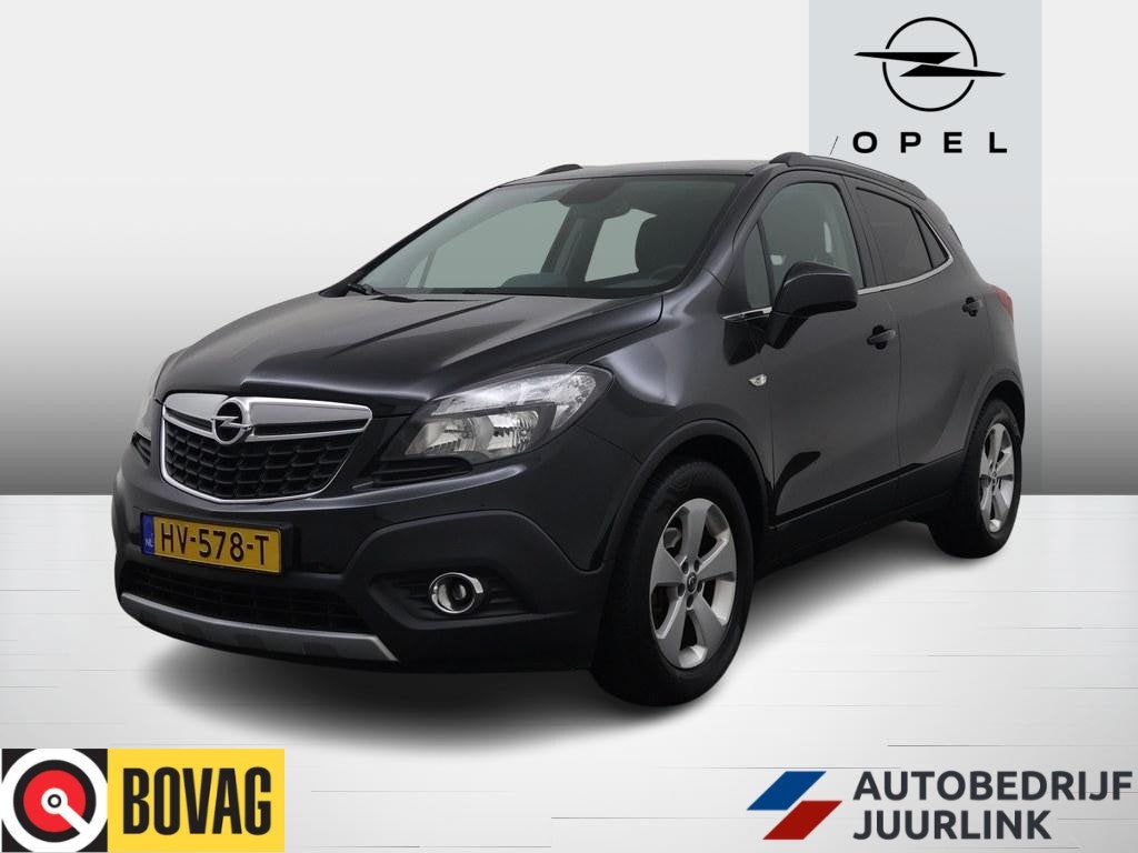 Opel Mokka 1.4 T Cosmo Trekhaak/Camera/Nav/Agr/Comfortstoele, Auto's, Opel, Voorwielaandrijving, Gebruikt, 4 cilinders, Zwart