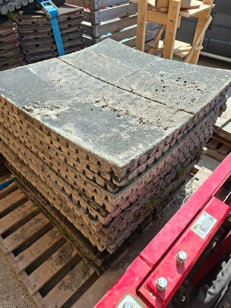 Rubber tegels 50 x 50 en 100 x 100, Ophalen of Verzenden, Overige materialen