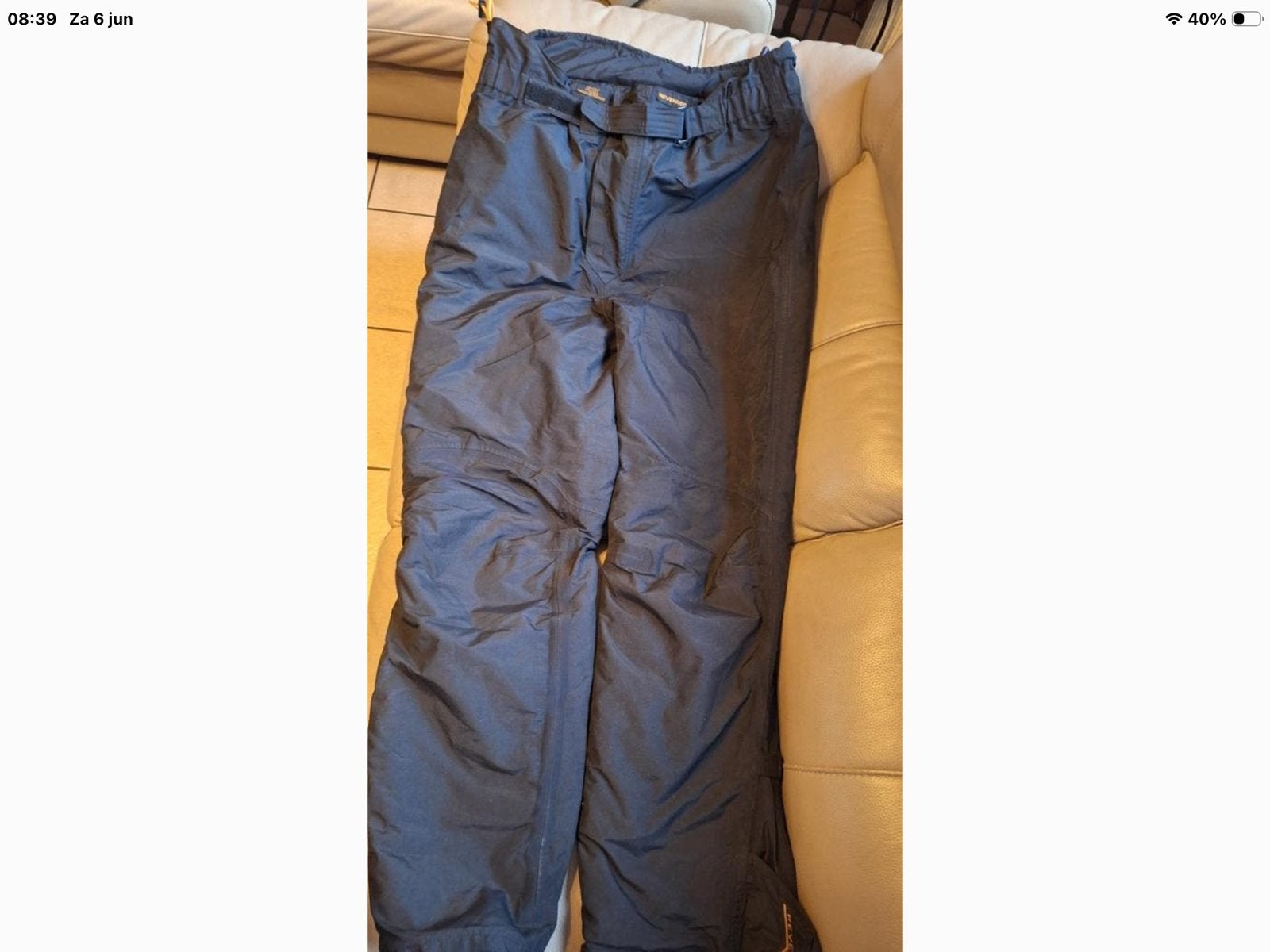 Ski broek (revenger) lekker warm voor op de moter of scooter, Ophalen of Verzenden, Maat 56/58 (XL), Grijs