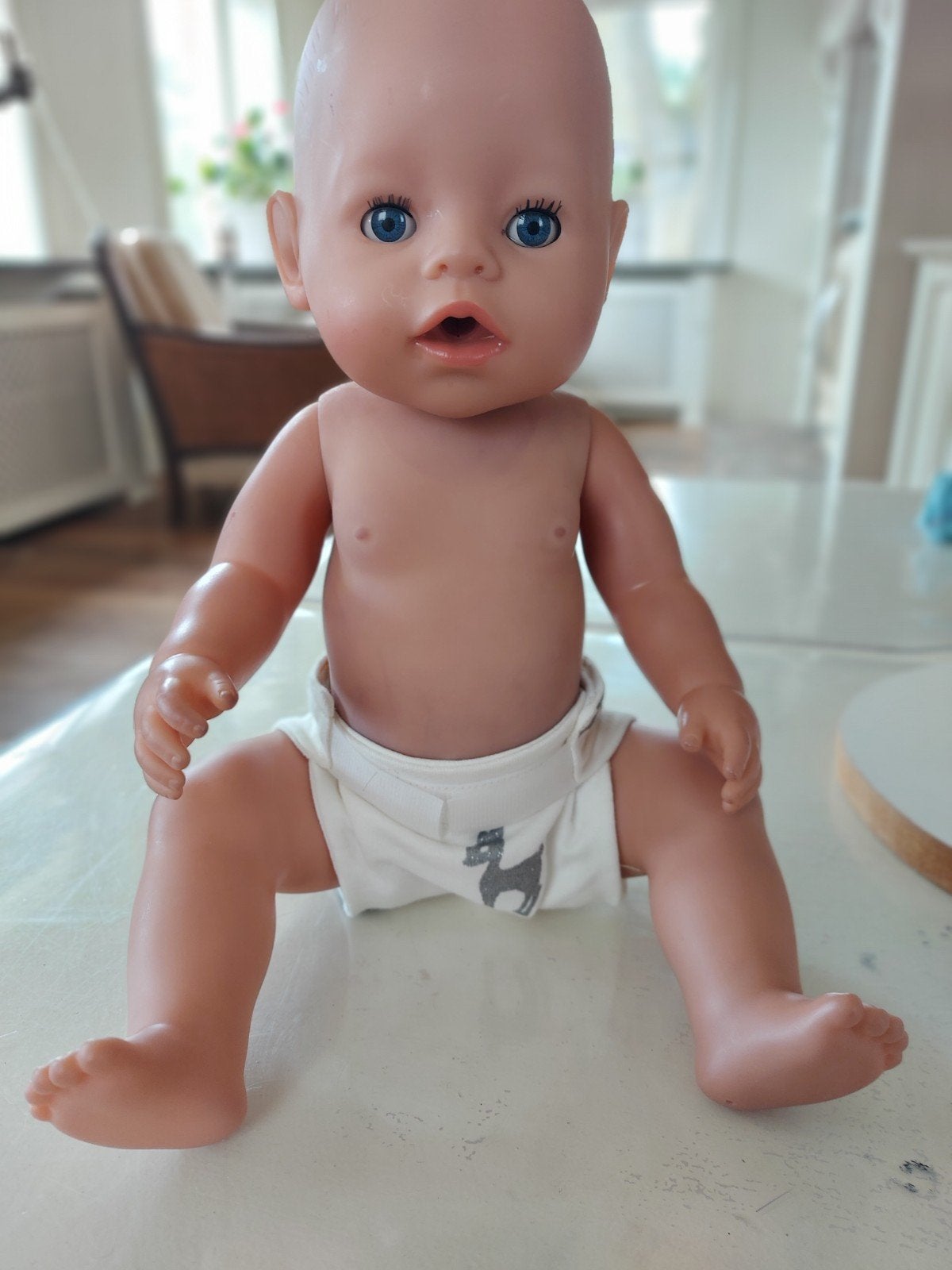 Leuke luier broekje bambi baby born, Ophalen of Verzenden, Nieuw, Babypop