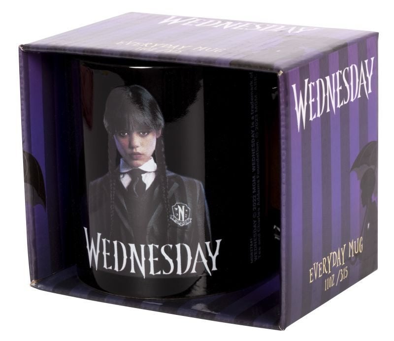 Partij zwarte Wednesday Addams keramische mokken, Verzamelen, NHP International, Ophalen of Verzenden, Info@nhp-international.com