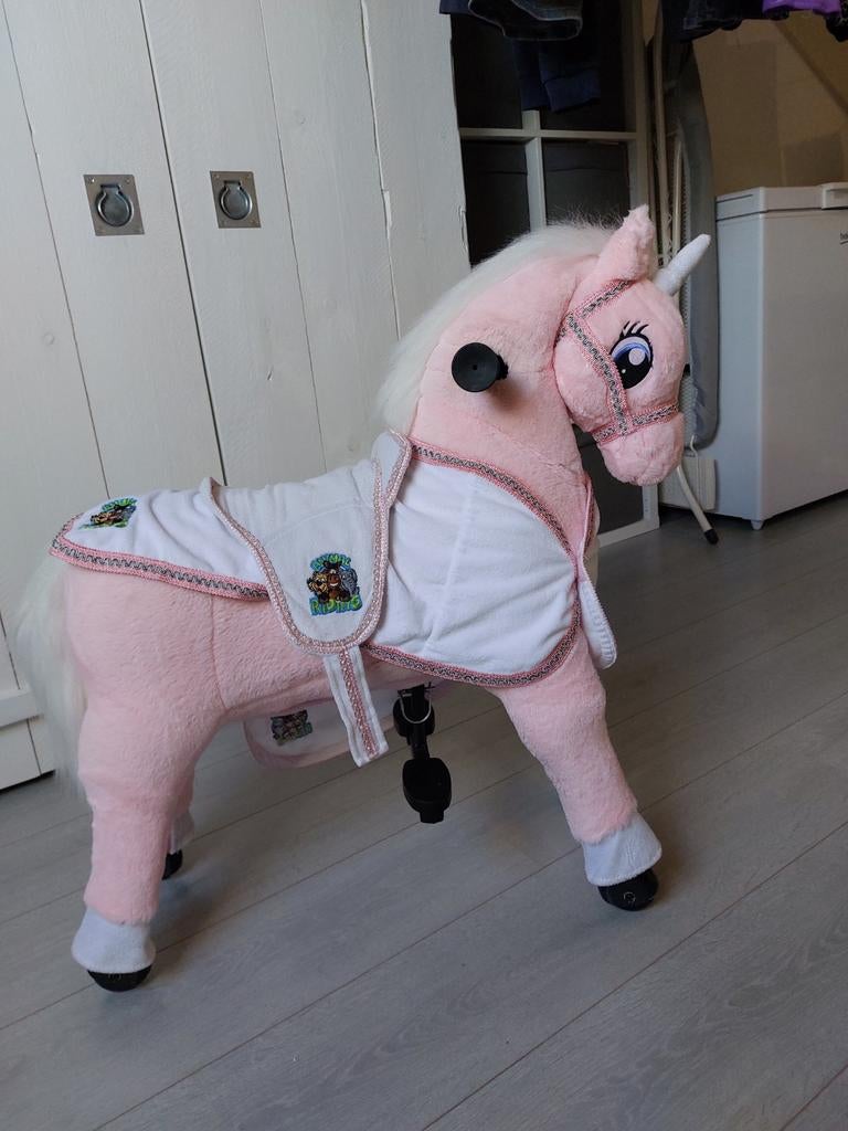 Animal riding Roze Eenhoorn Rijspeelgoed voor Kinderen, Ophalen, Zo goed als nieuw