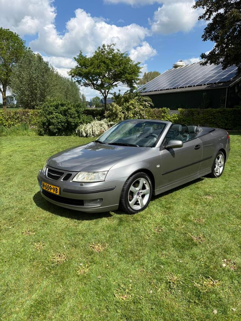 Te koop Saab 9 .3 cabrio Vector., Auto's, Saab, Particulier, Benzine, Cabriolet, Handgeschakeld, Geïmporteerd, Zilver of Grijs