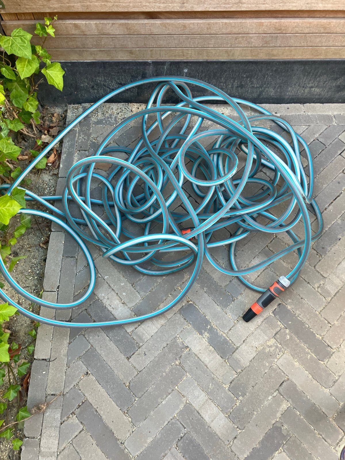 Gardena tuinslang 15 meter, Tuin en Terras, Tuinslangen, Ophalen, Gebruikt, Tuinslang