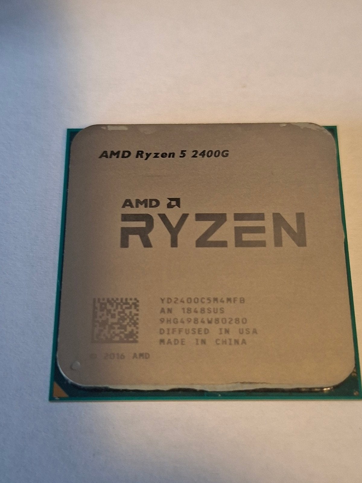 AMD Ryzen 5 2400G Processor - Zo goed als nieuw, 4-core, Ophalen of Verzenden, 3 tot 4 Ghz, AMD Ryzen 5 2400G