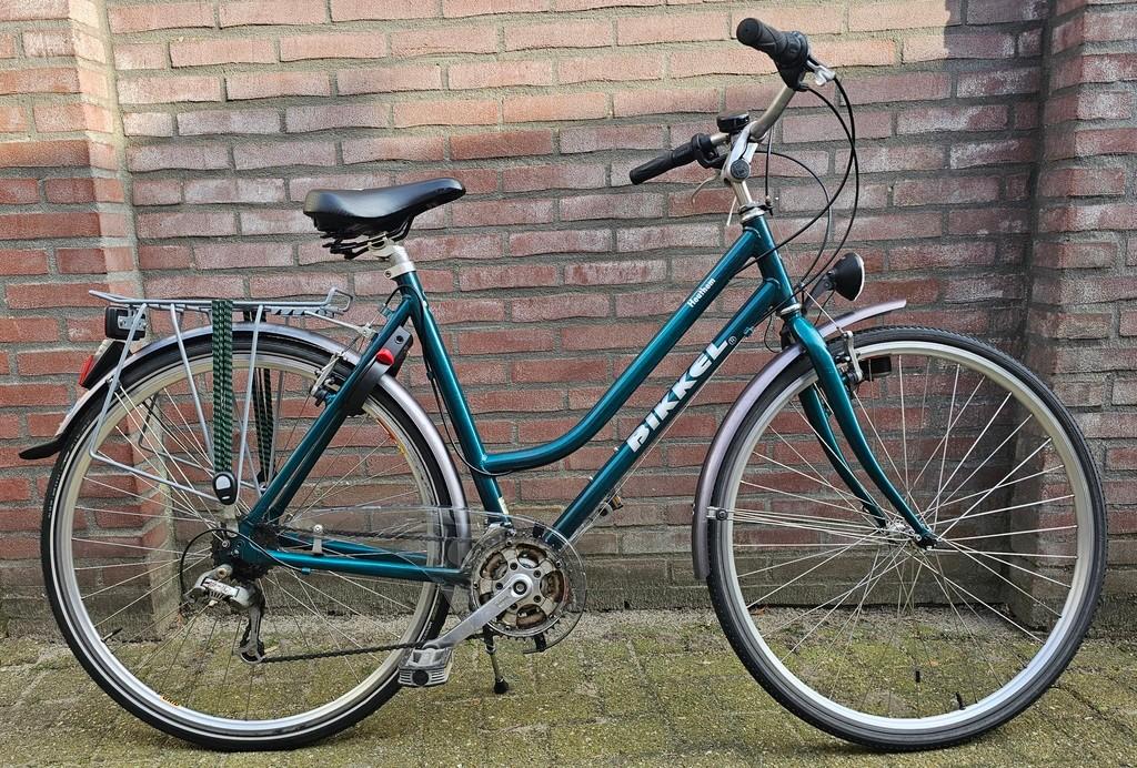 Bikkel houthem. 7 versn. met V-Brakes, Minder dan 10 versnellingen, Gebruikt, 56 cm of meer, Ophalen