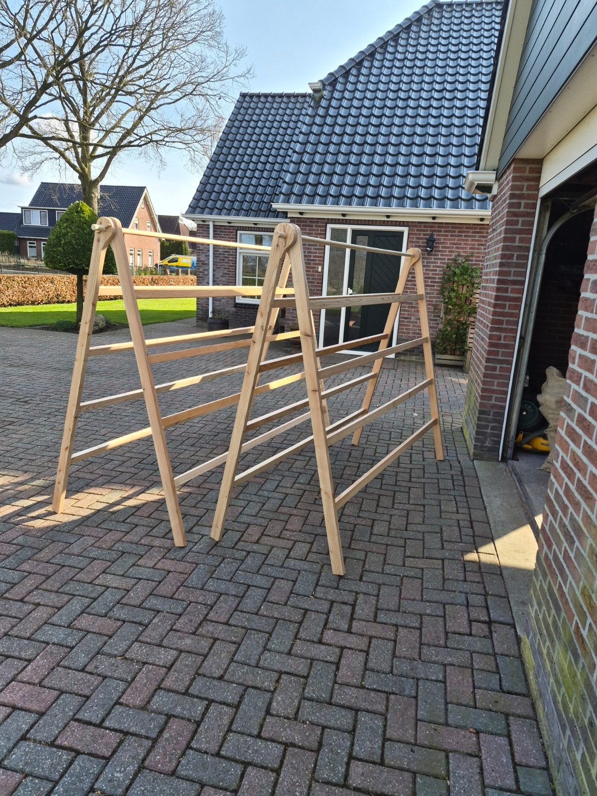 Houten droogrek voor was of kleding, Ophalen of Verzenden, Gebruikt