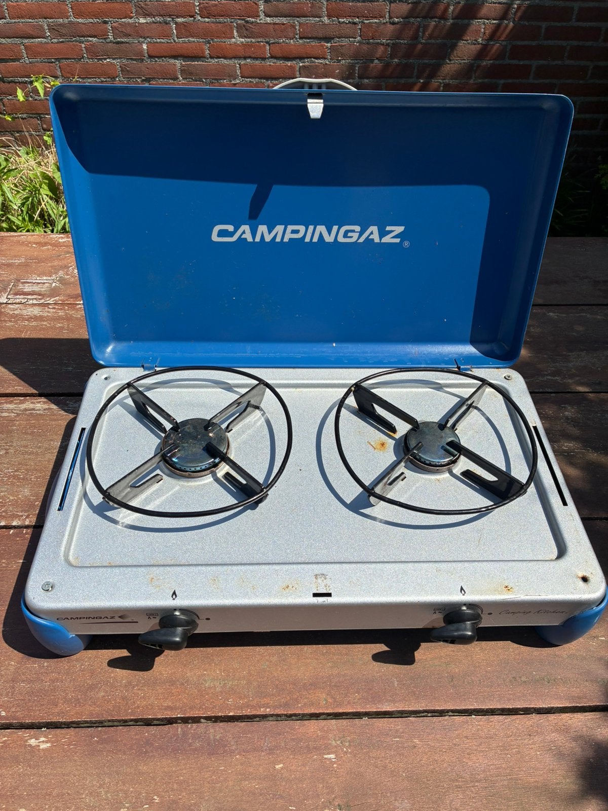 Campingaz Outdoor Kitchen 2 pits, Ophalen, Gebruikt