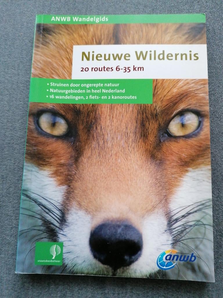 Nieuwe wildernis, Boeken, Reisgidsen, Zo goed als nieuw, Fiets- of Wandelgids, Benelux, ANWB, Ophalen of Verzenden