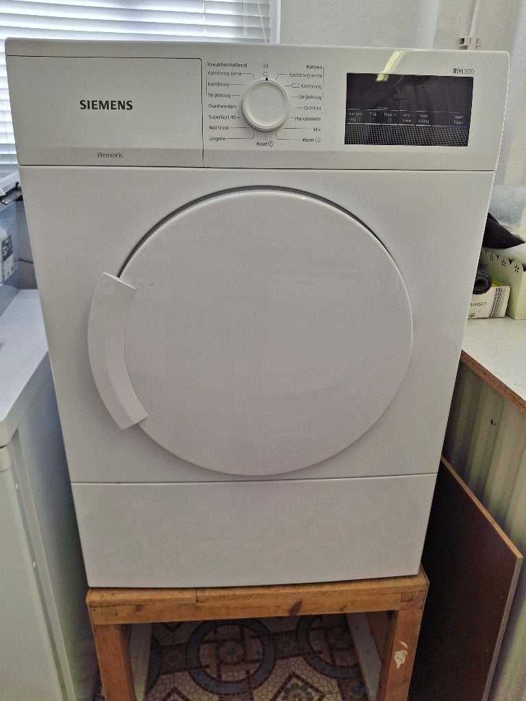 Droger, Ophalen, 6 tot 8 kg, Gebruikt, Luchtafvoer