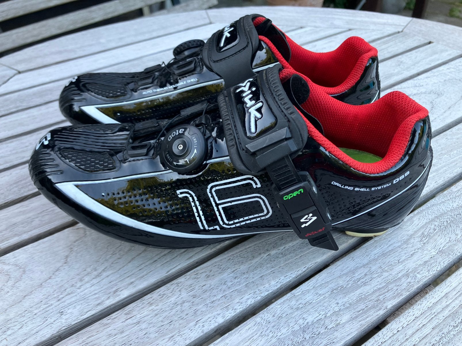 🔴SPIUK FIETSSCHOENEN maat 42 boa race wielrenschoenen zwart, Ophalen of Verzenden, Gebruikt, Schoenen