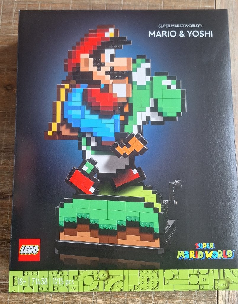 LEGO 71438 Super Mario World: Mario en Yoshi, Overige thema's, Lego, Nieuw, Ophalen of Verzenden