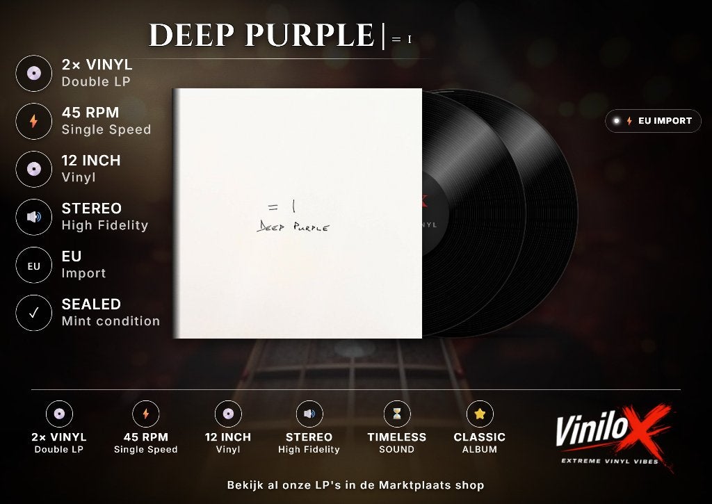 Lp Deep Purple – = 1 | 12", Ophalen of Verzenden, 12 inch, Poprock, Dubbel-LP