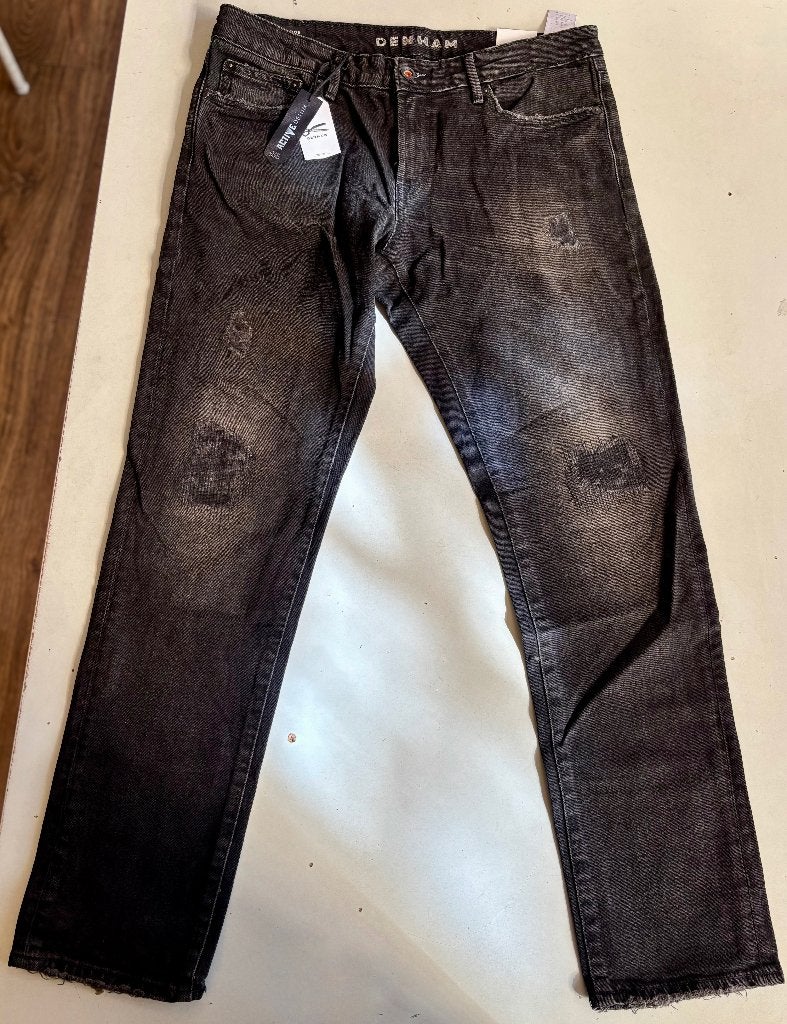 Denham Monroe jeans dark grey - W29 L30, Denham, Nieuw, Ophalen of Verzenden, W28 - W29 (confectie 36)