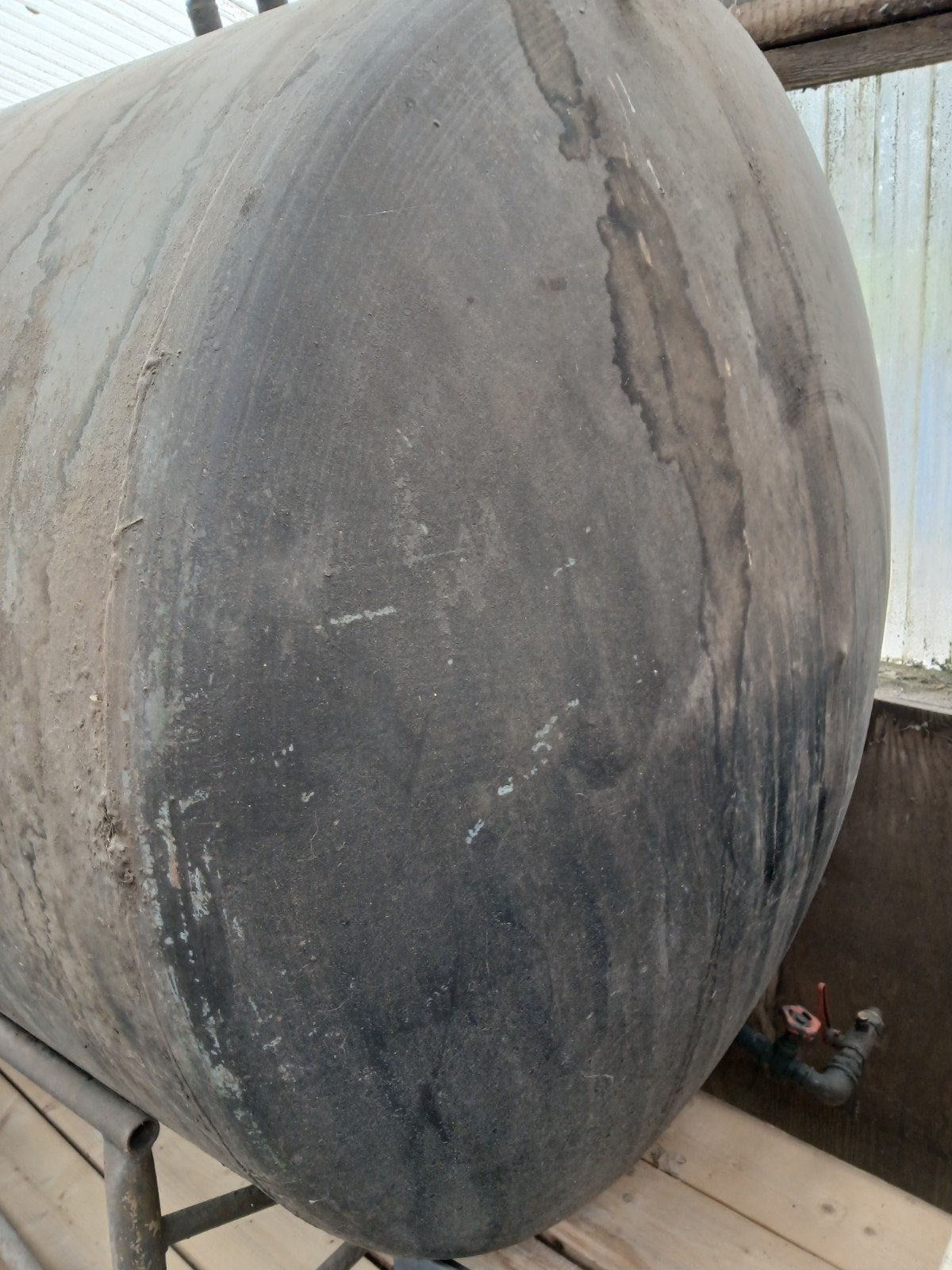 Dieseltank 3000liter, Ophalen