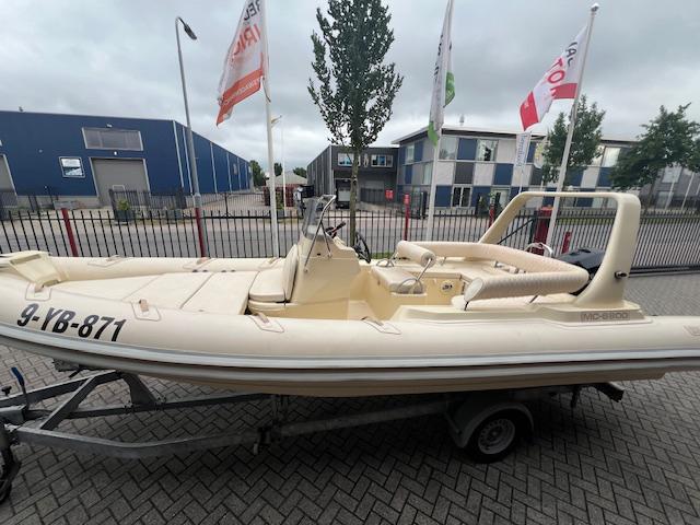 RIB Sportis MC-6800 met 150 PK Tohatsu outboard, Watersport en Boten, Ophalen, Zo goed als nieuw, Benzine, Overige materialen