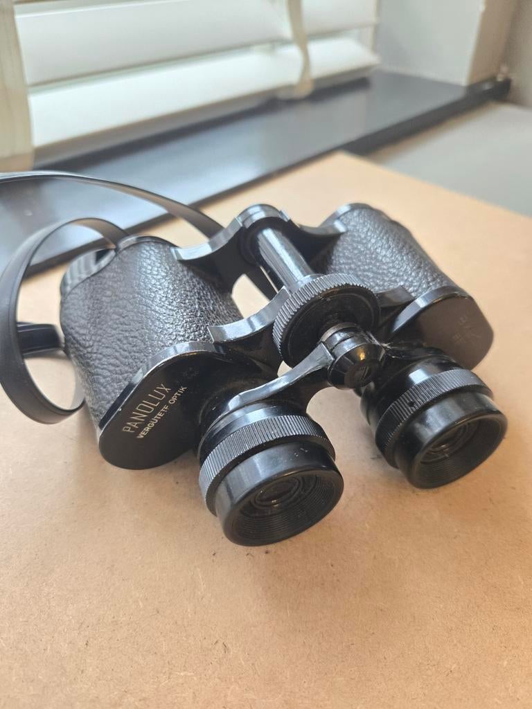 Panolux 8x30 vintage verrekijker - Werkt perfect!, Verzenden, Gebruikt, Minder dan 8x, Porro (met knik)