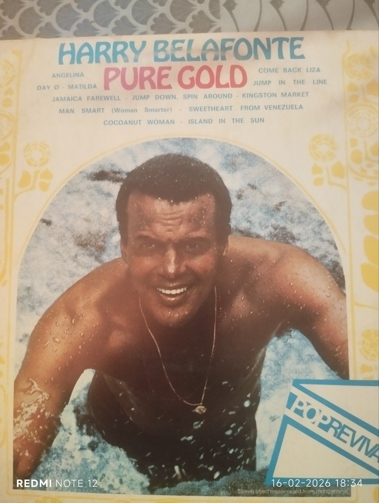 Harry Belafonte,-:pure gold, Ophalen of Verzenden, Zo goed als nieuw, Overige formaten