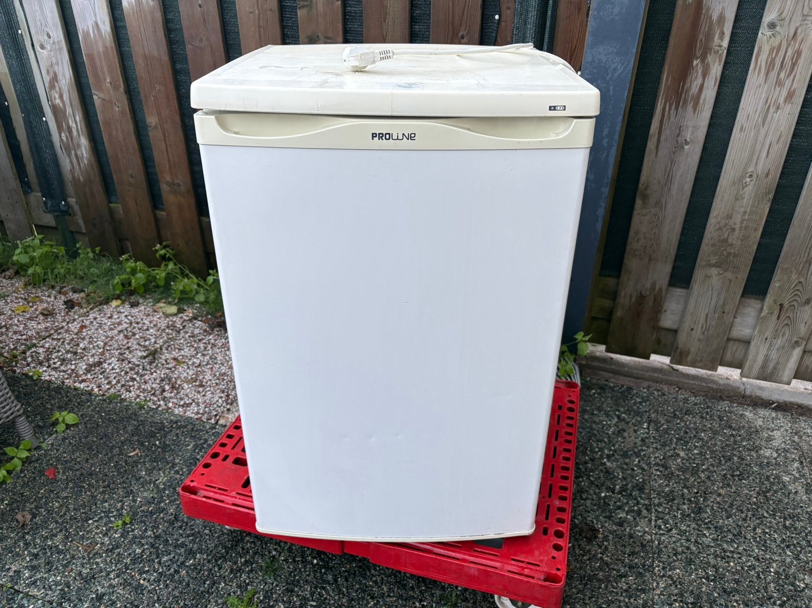 Proline Tafelmodel koelkast met vriesvak 105 Liter, Ophalen, Gebruikt, Minder dan 85 cm, 100 tot 150 liter