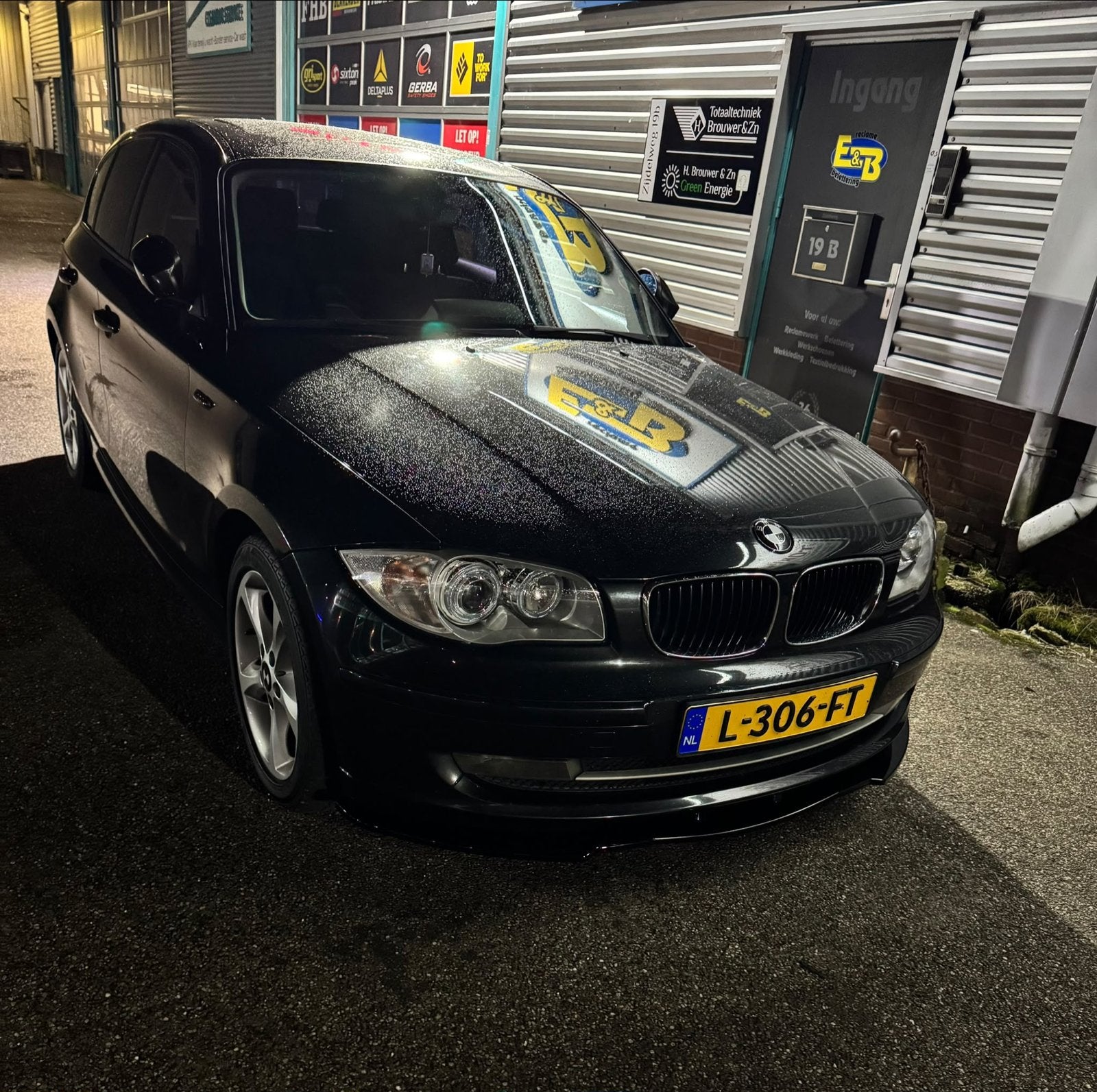BMW 1-Serie 2.0 118I 5DR 2008 Zwart, Auto's, 1-Serie, 1995 cc, Zwart, Zwart