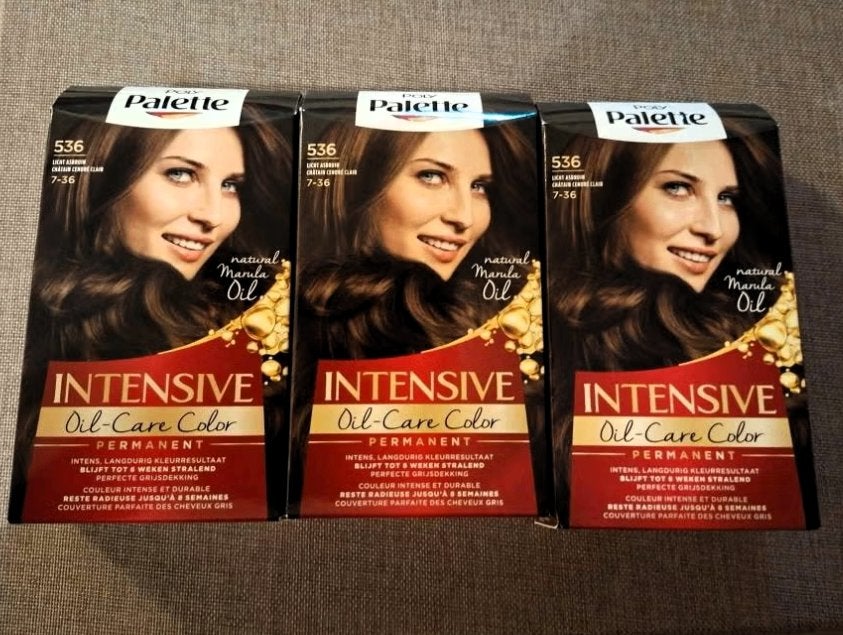 Haarverf Poly Palette 536, licht as-bruin, Sieraden, Tassen en Uiterlijk, Uiterlijk | Haarverzorging, Ophalen, Nieuw, Overige typen