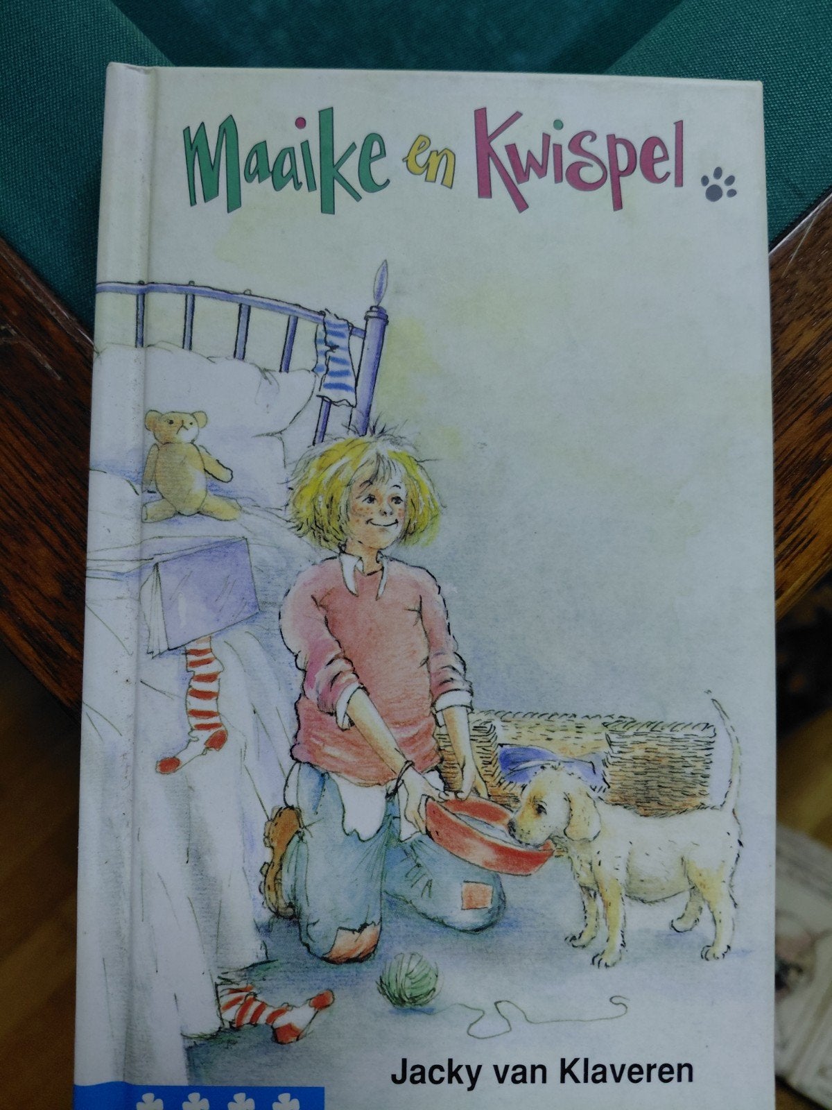 Jacky van klaveren , maaike en kwispel , vrote letter, Ophalen of Verzenden, Zo goed als nieuw, Fictie algemeen