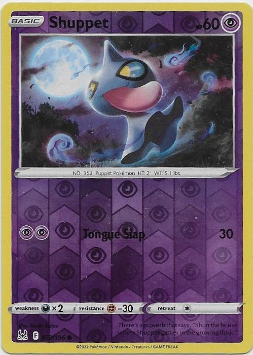 Lost Origin,  Shuppet [reverse] 72/196, Verzenden, Nieuw, Losse kaart