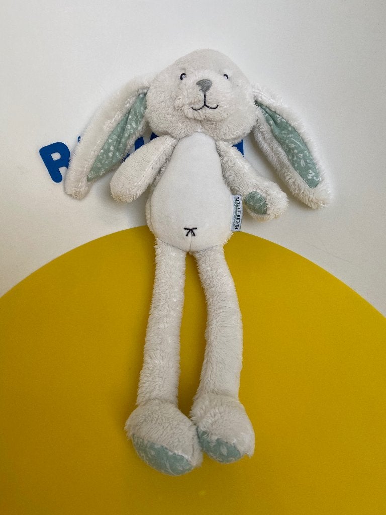 K2153 little dutch konijn konijntje wit groen, Kinderen en Baby's, Speelgoed | Knuffels en Pluche, Ophalen of Verzenden, Zo goed als nieuw