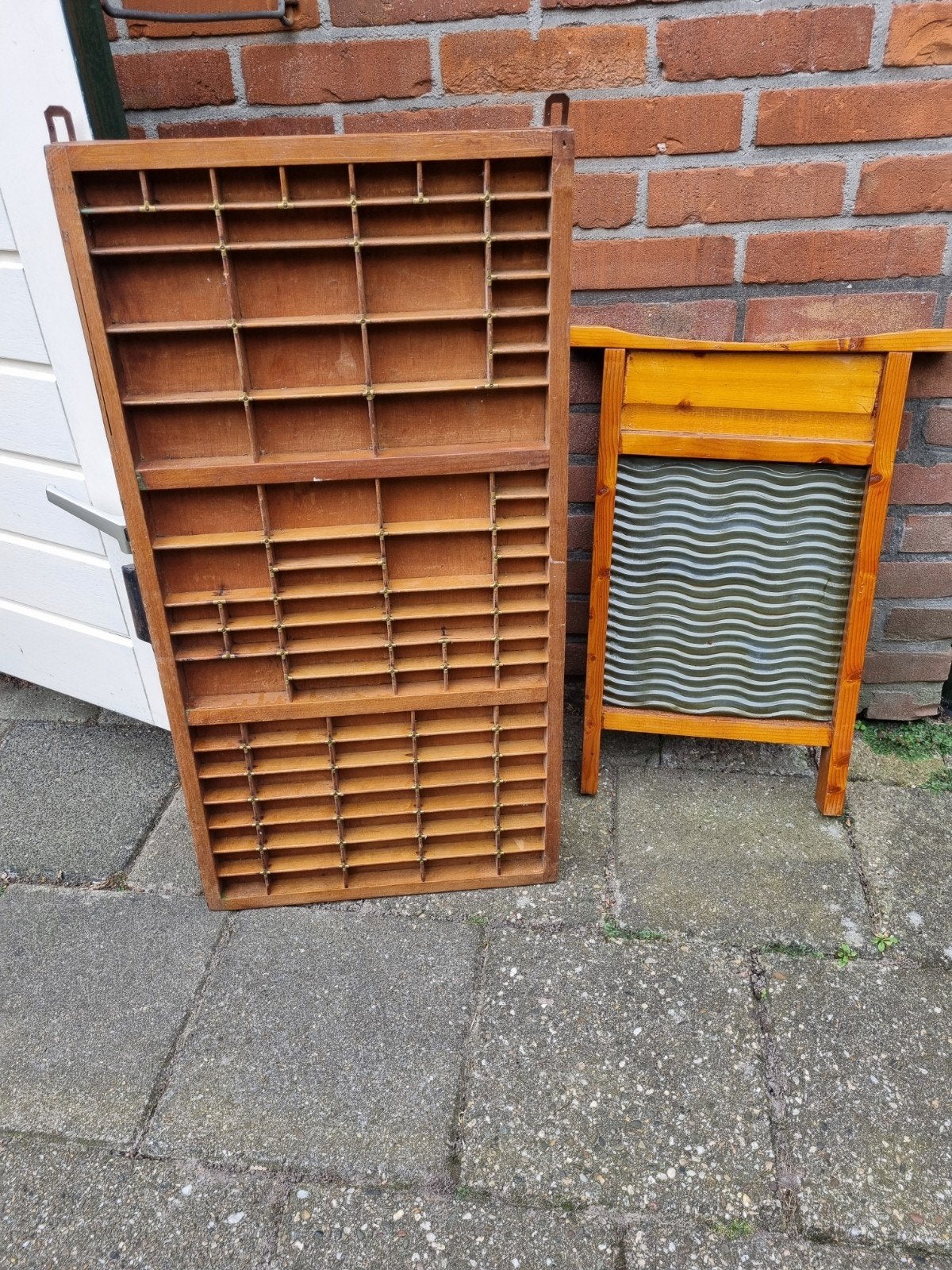 wasbord en letterbak, Ophalen of Verzenden